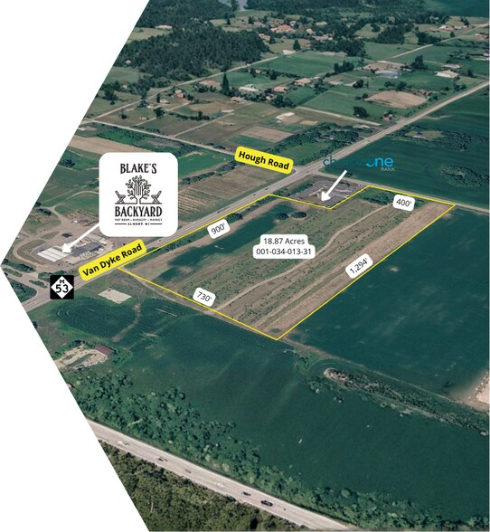 More Photos Of Van Dyke Road @ Hough, Almont Land For Sale