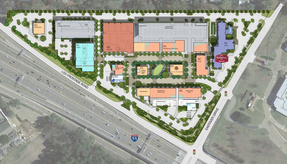 More Photos Of 1200 Eastover Dr, Jackson Office Residential For Lease