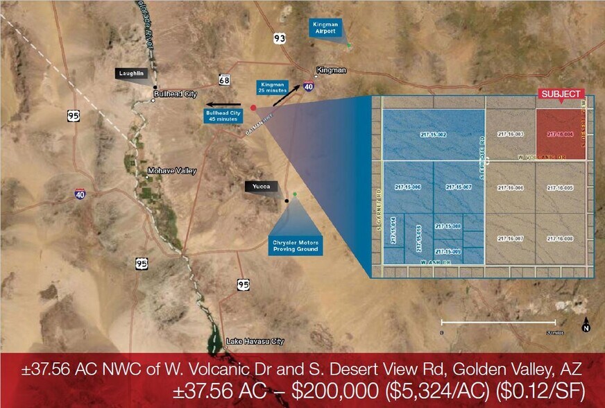 More Photos Of W. Volcanic @ S Desert View Rd, Golden Valley Land For Sale