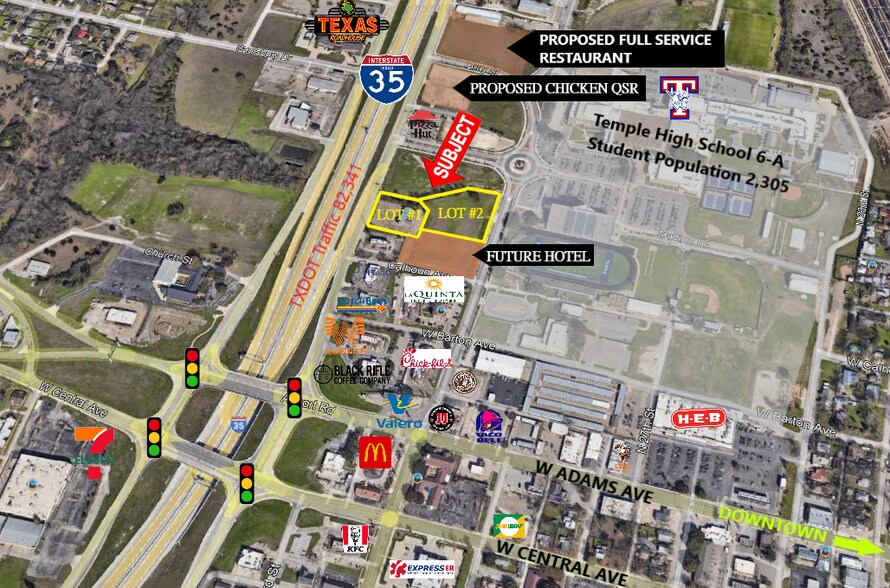 Primary Photo Of 411 N General Bruce Dr, Temple Land For Sale