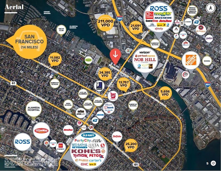 More Photos Of 2327 Blanding Ave, Alameda General Retail For Lease