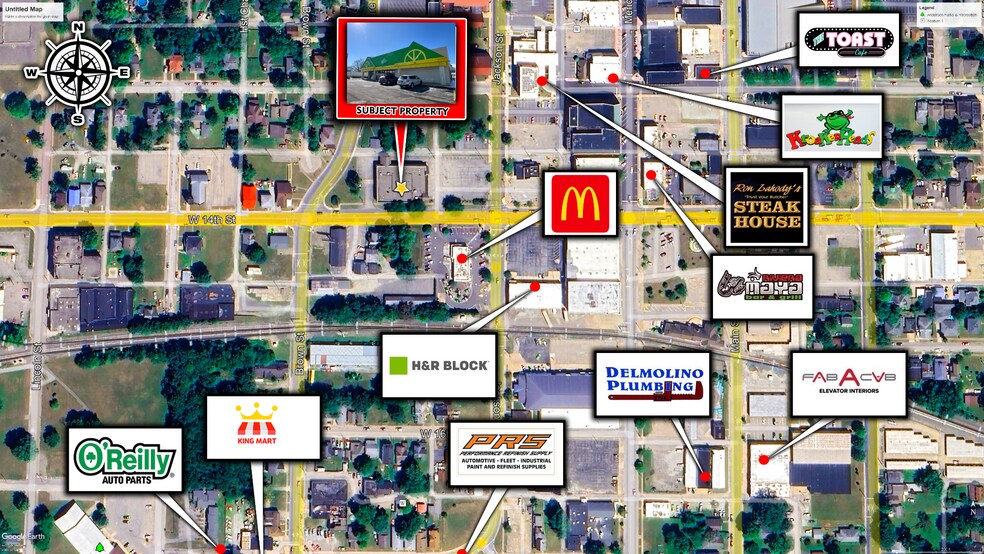 More Photos Of 1323 Jackson St, Anderson Storefront For Lease