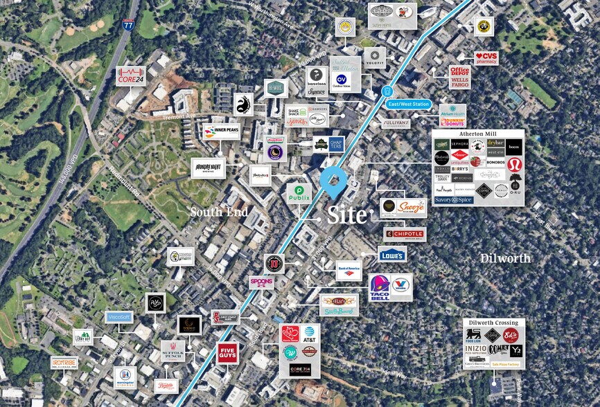 More Photos Of 2108 South Blvd, Charlotte Loft Creative Space For Lease