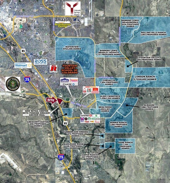 More Photos Of Mesa Ridge Pky, Fountain Land For Lease