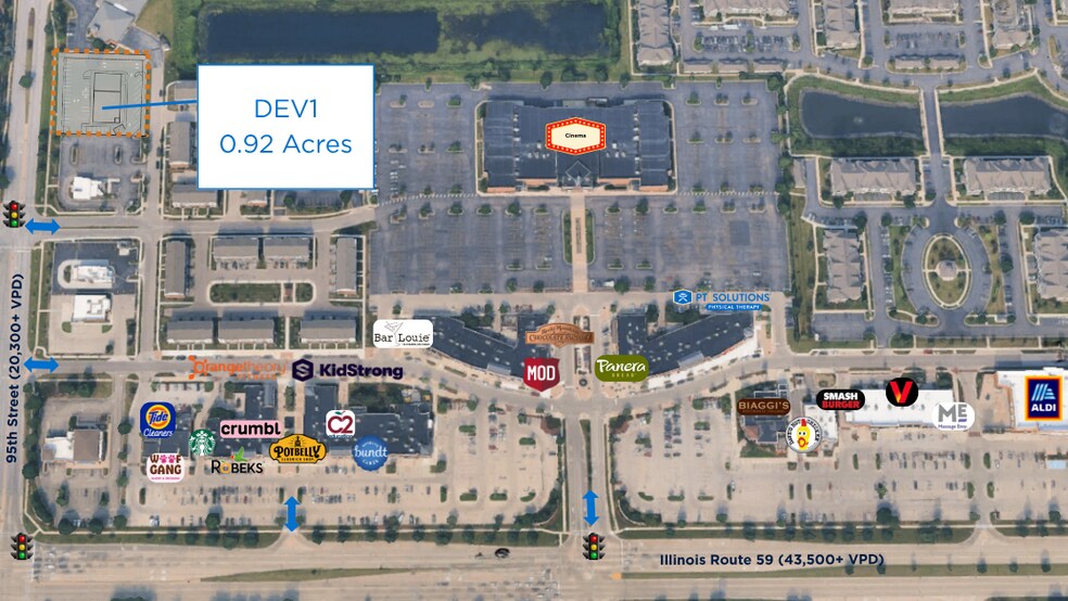Primary Photo Of NWC Route 59 & 95th St, Naperville Land For Lease