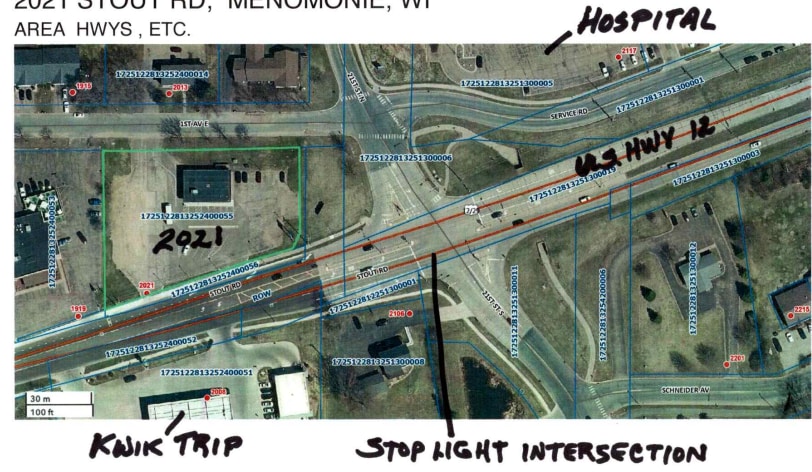 More Photos Of 2021 Stout Rd, Menomonie General Retail For Lease