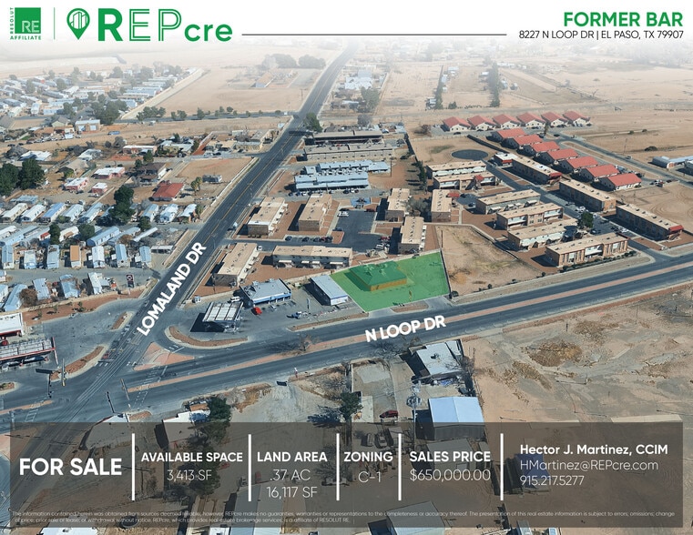 Primary Photo Of 8227 N Loop Dr, El Paso General Retail For Sale