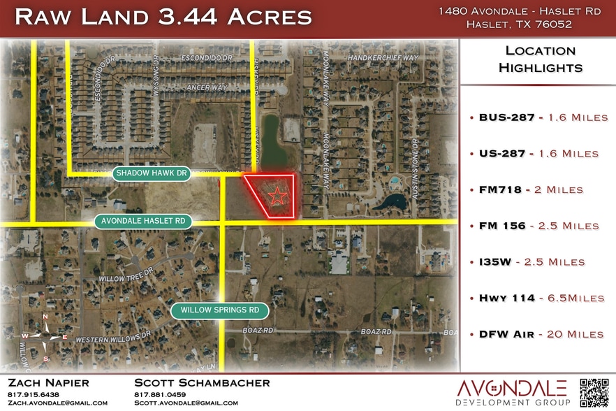 More Photos Of 1480 Avondale-Haslet rd, Haslet Land For Sale