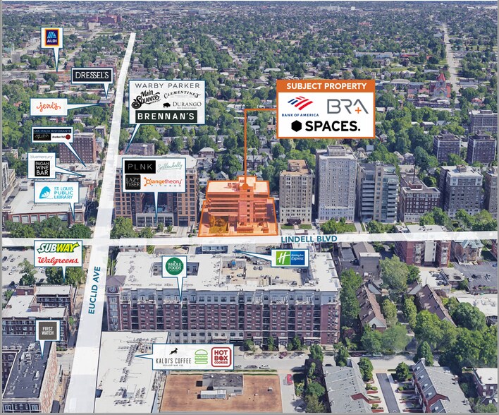 More Photos Of 4625 Lindell Blvd, Saint Louis Office For Sale