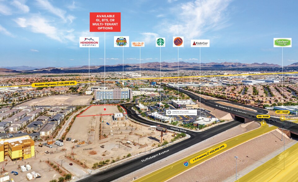 More Photos Of NEC Vitality Dr. & True N St. Dr @ Galleria Drive, Henderson Restaurant For Lease