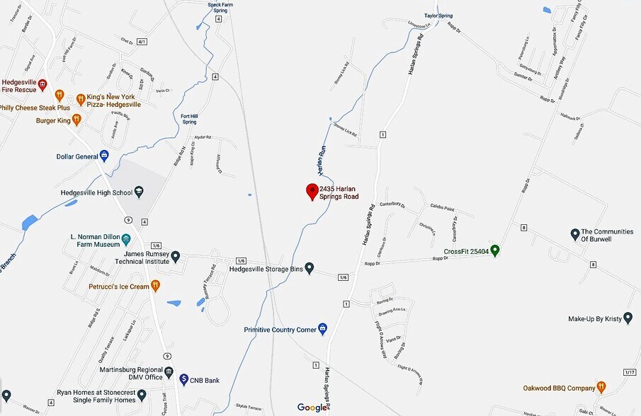 More Photos Of 2435 Harlan Springs Rd, Martinsburg Land For Sale