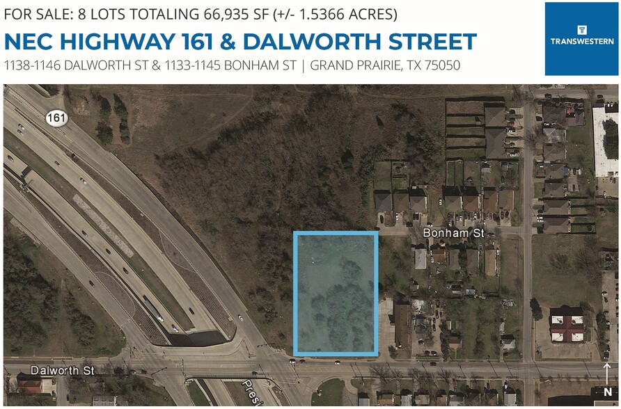 Primary Photo Of NEC Hwy 161 & Dalworth St, Grand Prairie Land For Sale