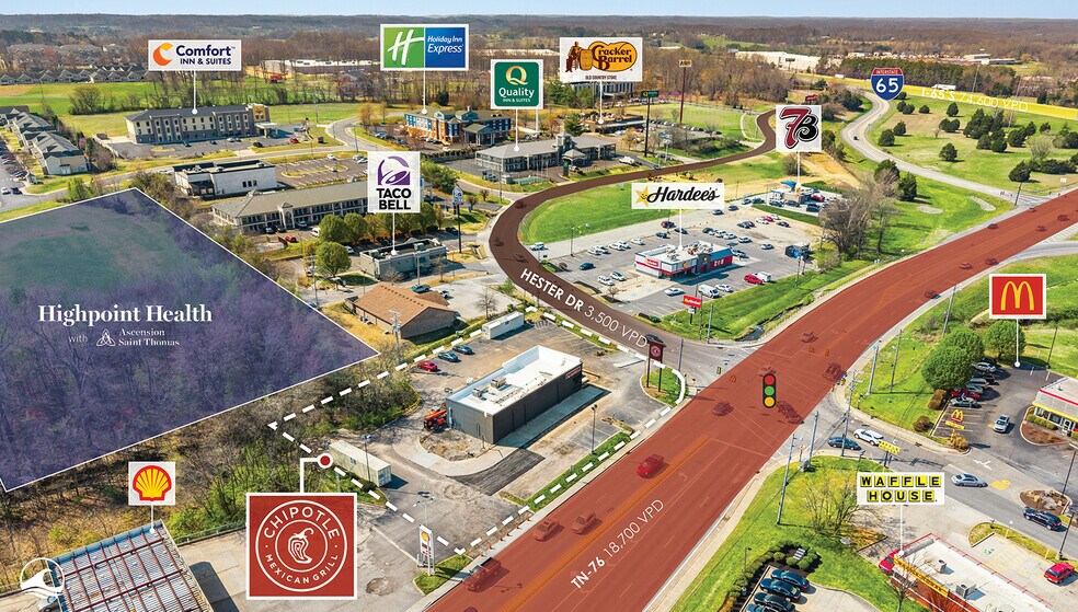 More Photos Of 803 Highway 76, White House General Retail For Sale