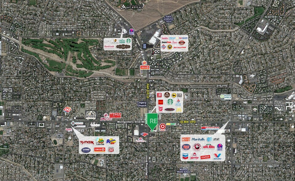 More Photos Of 4400-4420 Wyoming Blvd NE, Albuquerque Storefront For Lease