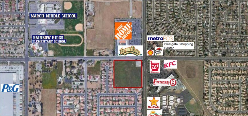 More Photos Of Iris Ave. & Perris Blvd., Moreno Valley Land For Lease