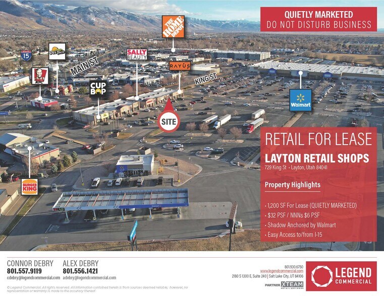 Primary Photo Of 729 King St, Layton Storefront For Lease