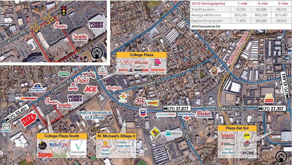 More Photos Of 2404-2446 Cerrillos Rd, Santa Fe Freestanding For Lease