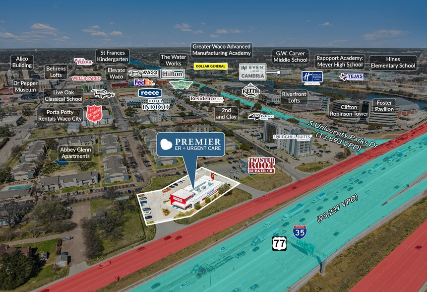 More Photos Of 221 n Interstate 35 Frontage Rd, Waco Hospital For Sale