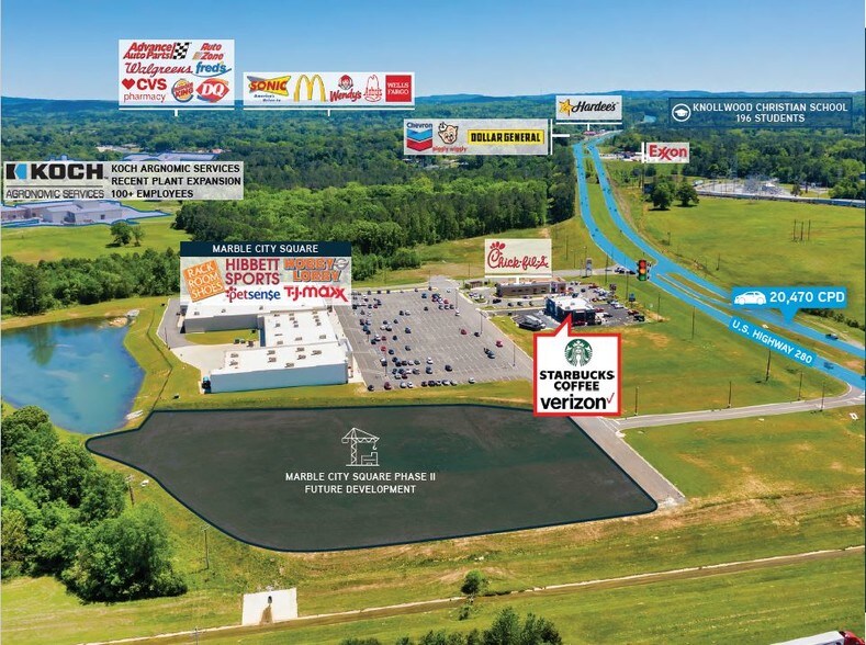 More Photos Of 81-87 MCS Blvd, Sylacauga Freestanding For Sale