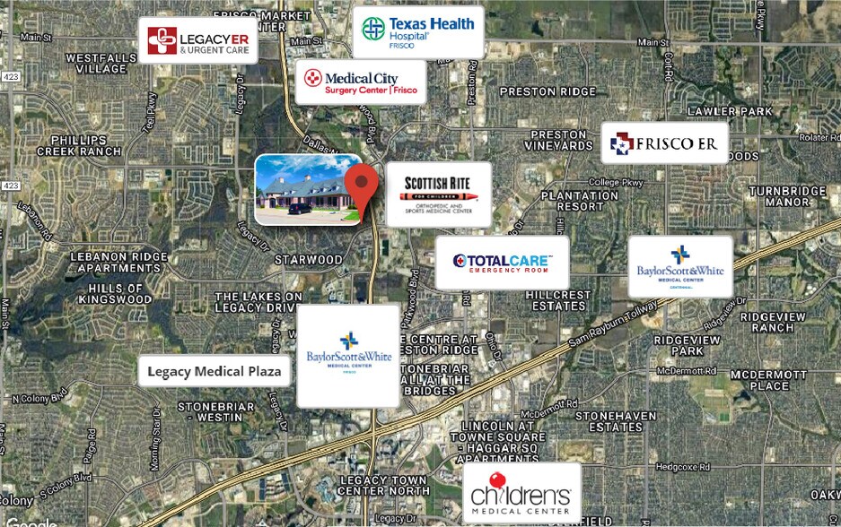 More Photos Of 6814 Lebanon Rd, Frisco Medical For Lease