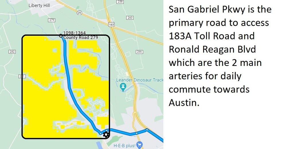 More Photos Of San Gabriel Pky @ Bagdad Road, Leander Land For Sale