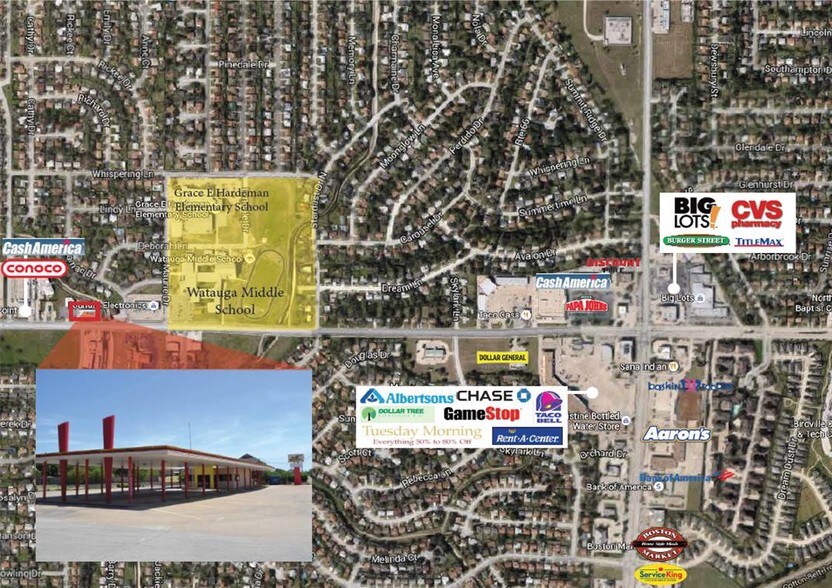 More Photos Of 6001 Watauga Rd, Watauga Freestanding For Sale