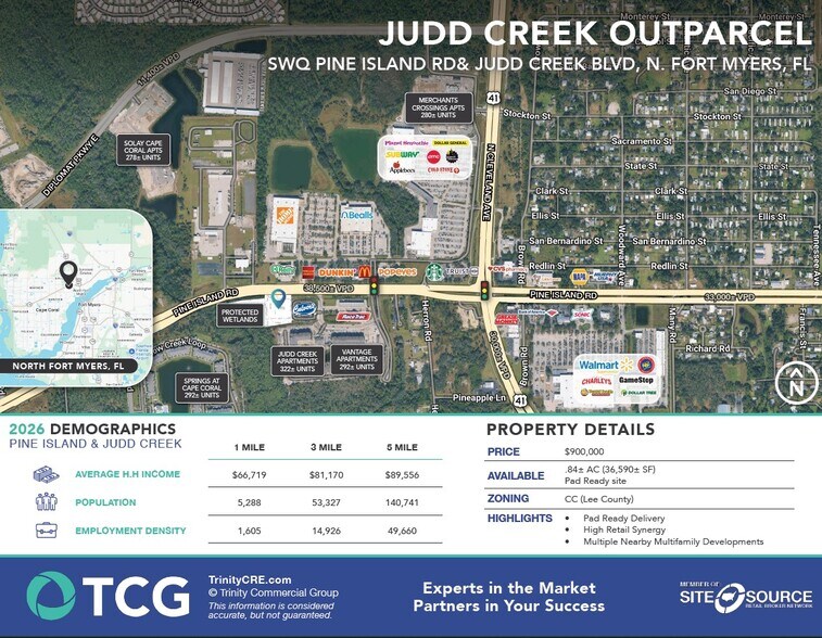 More Photos Of Pine Island Rd @ Judd Creek Blvd, North Fort Myers Land For Sale