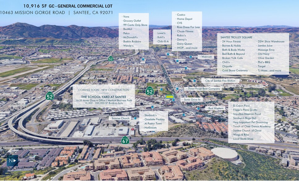 More Photos Of 10463 Mission Gorge Rd, Santee Land For Sale