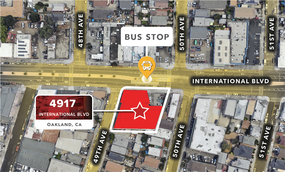 More Photos Of 4917 International Blvd, Oakland Freestanding For Sale