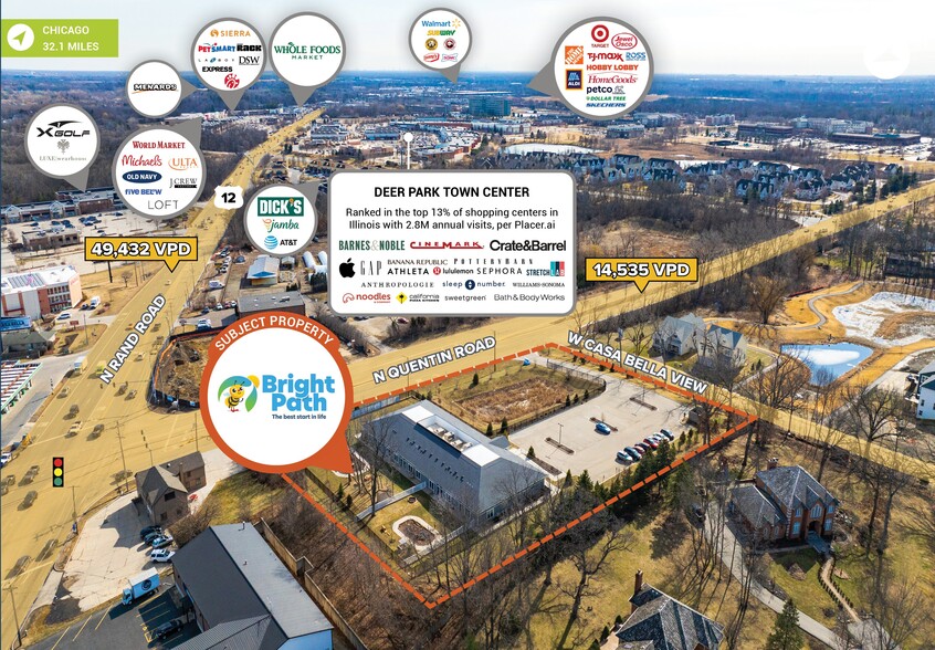 Primary Photo Of 20786 N Quentin Rd, Kildeer Daycare Center For Sale