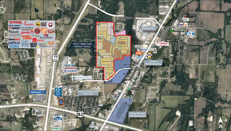 More Photos Of Texoma Pkwy Sherman TX 75090, Sherman Land For Sale