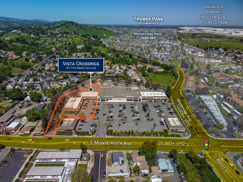 Primary Photo Of 751-775 E Monte Vista Ave, Vacaville Supermarket For Sale