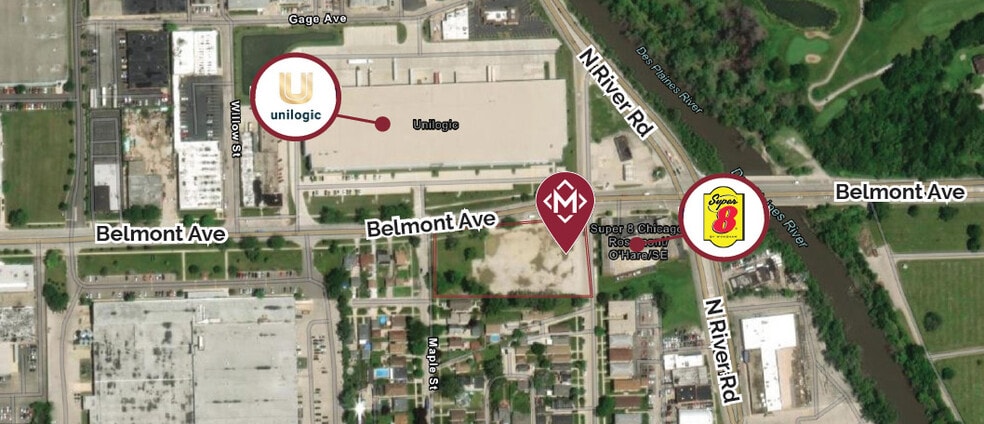 More Photos Of 9001 Belmont Ave, Franklin Park General Retail For Lease