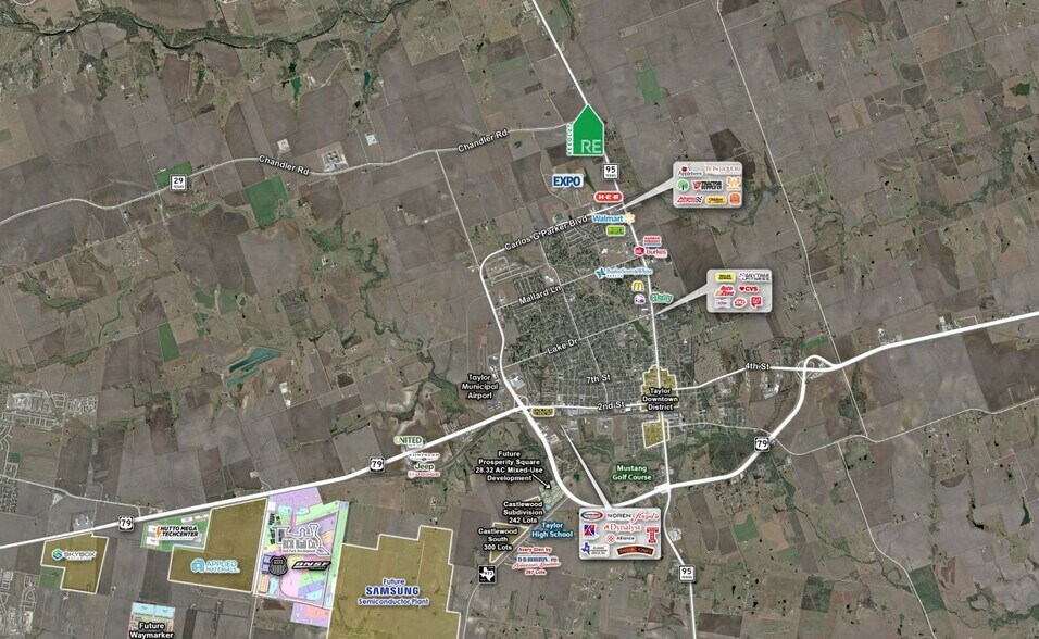 More Photos Of 2225 S State Highway 95, Taylor Freestanding For Lease