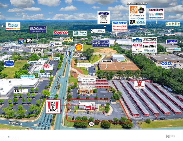 More Photos Of 1493 Mount Zion Rd, Morrow Fast Food For Sale