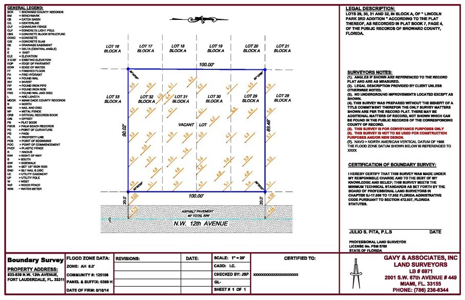 More Photos Of 833-839 NW 12th Ave, Fort Lauderdale Land For Sale