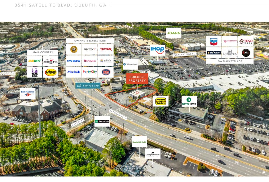 Primary Photo Of 3541 Satellite Blvd, Duluth Auto Repair For Sale