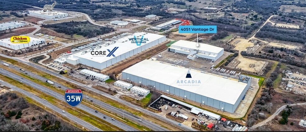 Primary Photo Of 4051 Vantage Dr, Burleson Refrigeration Cold Storage For Lease