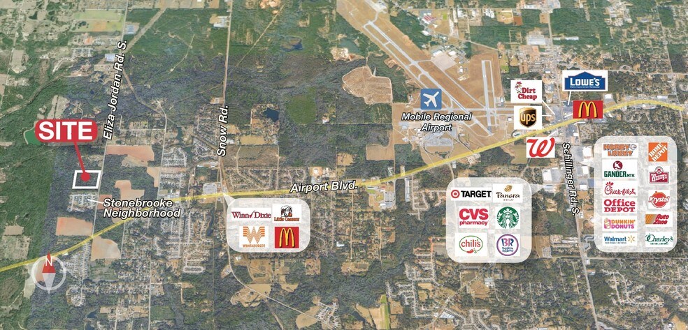 More Photos Of Eliza Jordan Rd, Mobile Land For Sale