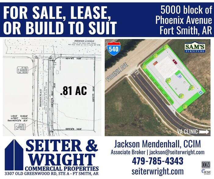 Primary Photo Of 5600 Phoenix ave, Fort Smith Land For Sale