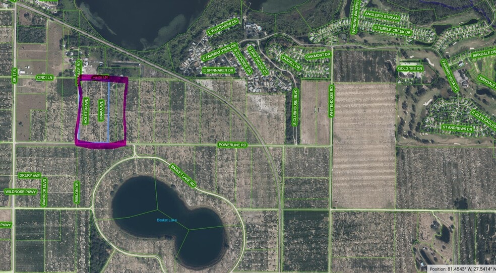 Primary Photo Of 3060 Power Line Rd, Avon Park Land For Sale