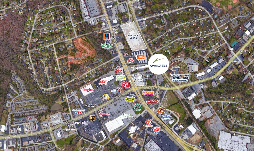 More Photos Of 110 N Main St, Mauldin Bank For Lease