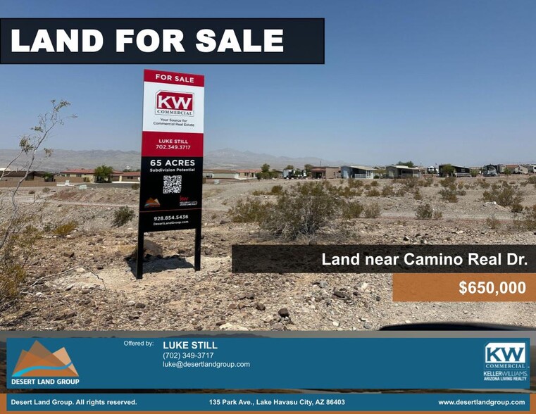 Primary Photo Of 3414 Tres Alamos Dr, Bullhead City Land For Sale