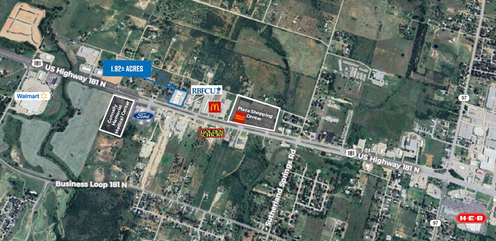 Primary Photo Of 156-260 US Highway 181, Floresville Land For Sale