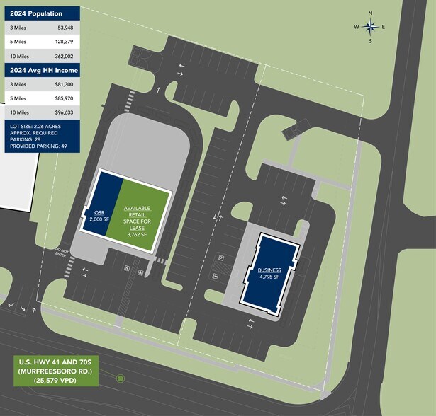More Photos Of 101 Floyd Mayfield Dr, La Vergne Land For Lease