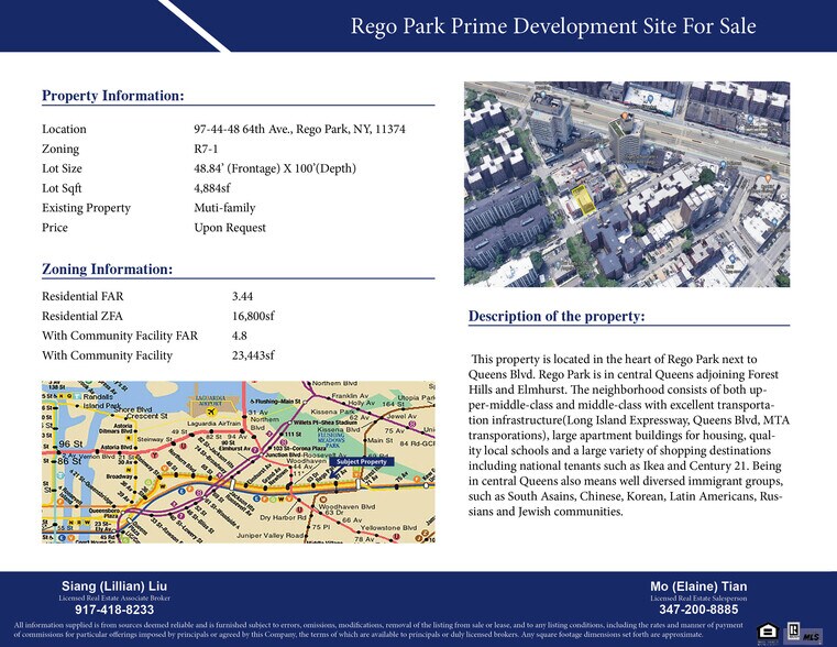 More Photos Of 97-44-97-48 64th Ave, Rego Park Land For Sale
