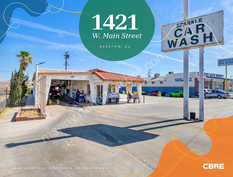 Primary Photo Of 1421 W Main St, Barstow Carwash For Sale