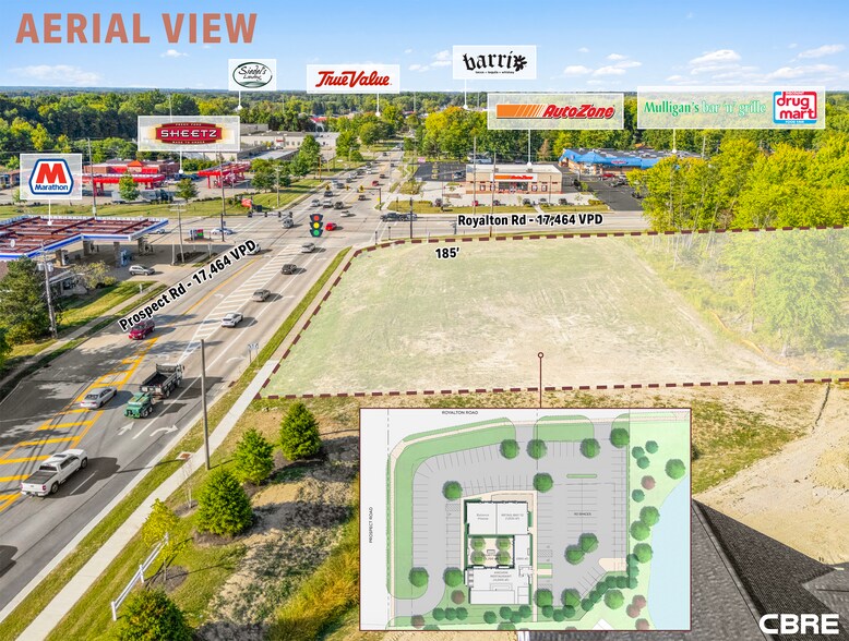 More Photos Of Royalton Rd @ Prospect Rd, Strongsville General Retail For Sale