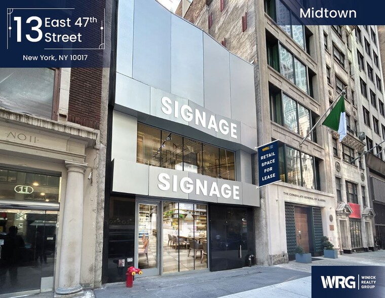 Primary Photo Of 13 E 47th St, New York Storefront Retail Office For Lease