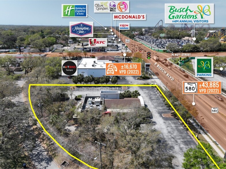 More Photos Of 4011 E Busch Blvd, Tampa Fast Food For Lease